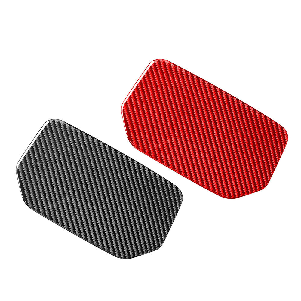 Carbon Fiber Interior Dashboard Storage Box Cover Trim for Toyota Tundra 14-21