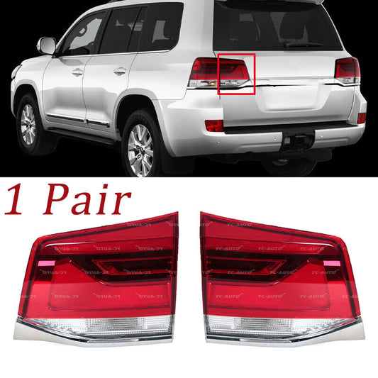 Pair LED Tail Light Tail Lamp Inside for Toyota for Land Cruiser LC200 2016-2020