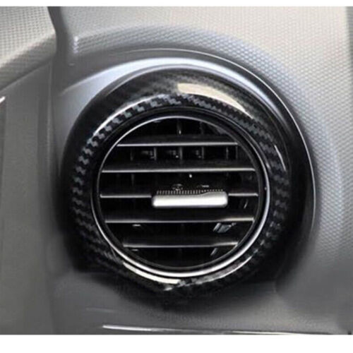 for Hyundai Kona 2018-2022 Carbon Color Inner Dashboard Side Air Vent Cover Trim