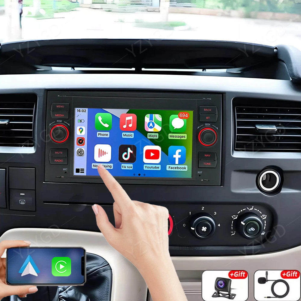 7Apple CarPlay for Ford Transit Mk7 2007-2012 Car Radio Stereo GPS Navi Wifi