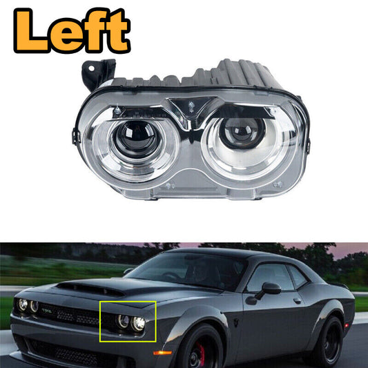 Left Front Headlight lamp Driver Side for Dodge for Challenger 2015-2021