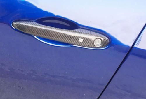 Fit For 2014-2021 for Maserati Ghibli Carbon Fiber Door Handle Cover With for Smart Hole
