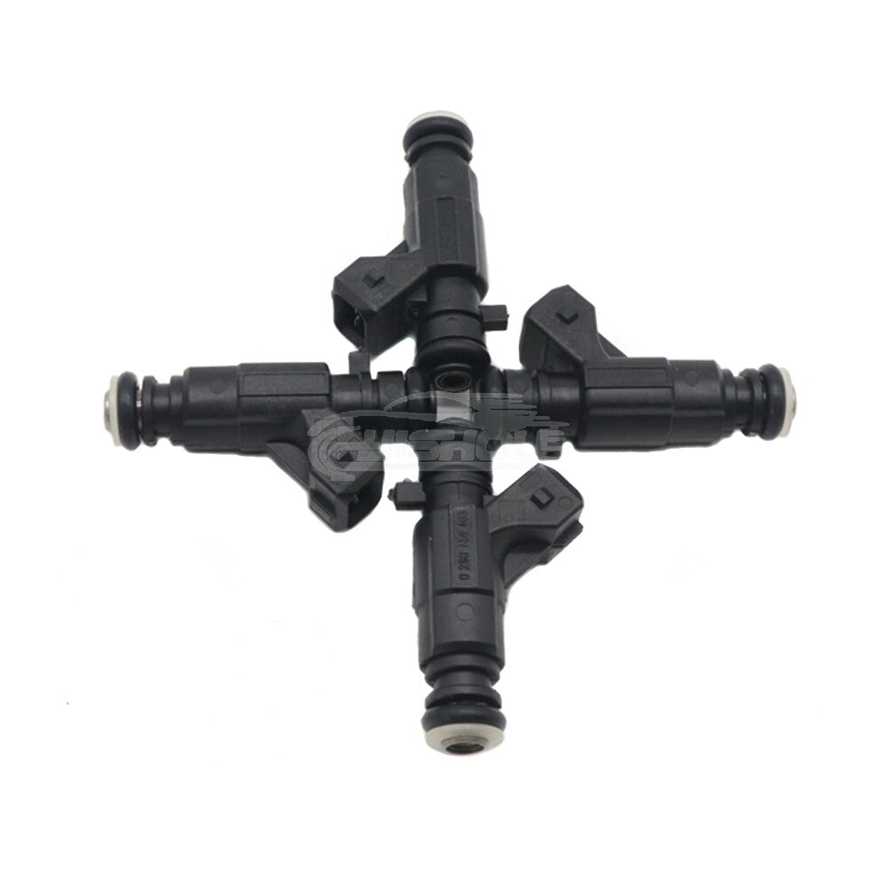 for VW for Golf Polo Fox Voyage Flex 1.6L 4pcs 032906031R 0280156403 Fuel Injectors