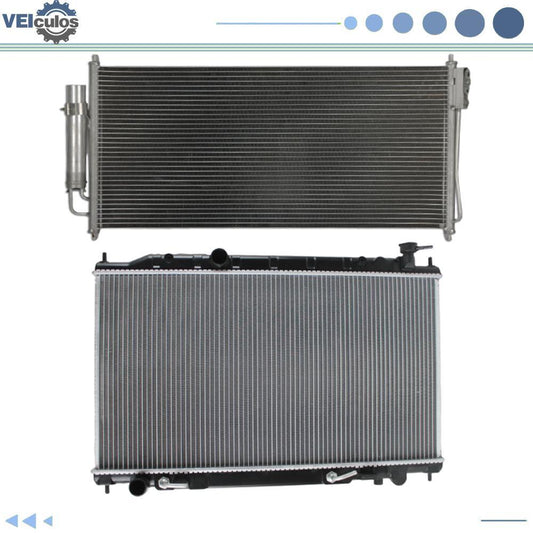 Radiator  AC Condenser Cooling Kit for Nissan Altima 2002-2006 2.5L Automatic