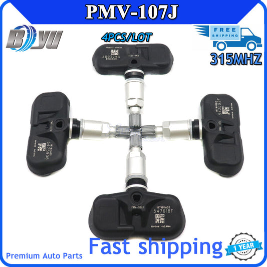 4pcs TPMS new tire pressure sensor PMV-107J, suitable for Toyota Silva and for Lexus 42607-33021