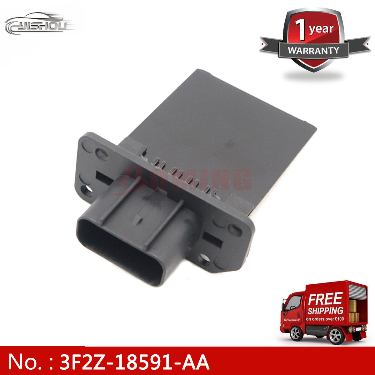 new front HVAC heater blower motor resistor for Ford Escape F-150 3F2Z-18591-AA