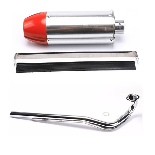 28mm exhaust muffler pipe for CRF50 Apollo Baja 70cc 110cc 125cc all-terrain bikes/pit bikes