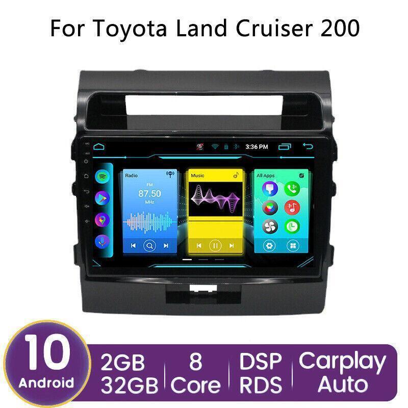 Android 8-Core Car GPS Radio Stereo DSP Carplay 32GB for Toyota for Land Cruiser 200