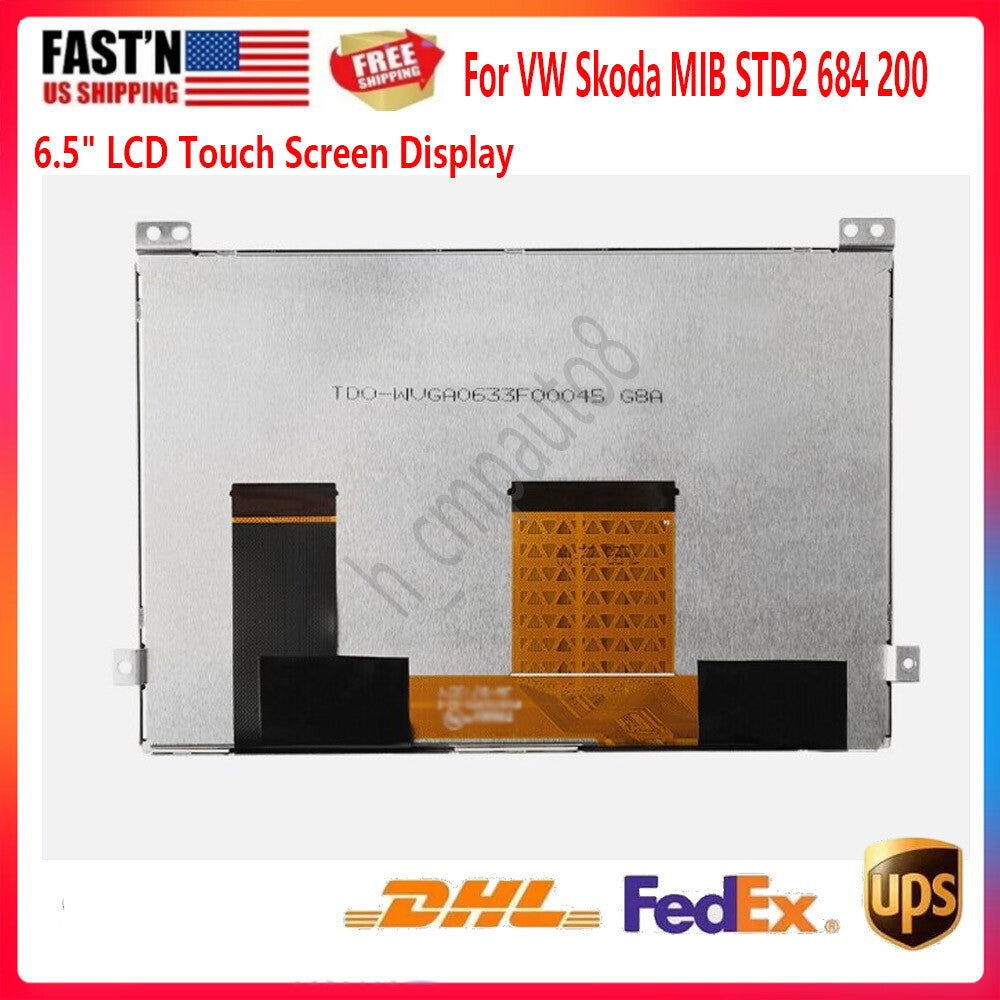 6.5 LCD Touch Screen Display TDO-WVGA0633F00045 for VW for Skoda MIB STD2 684 200