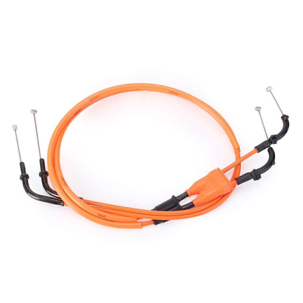 Gaszug Seilzug Chokez¨¹ge f¨¹r for Kawasaki Z1000 2007 2008 Orange Motorrad