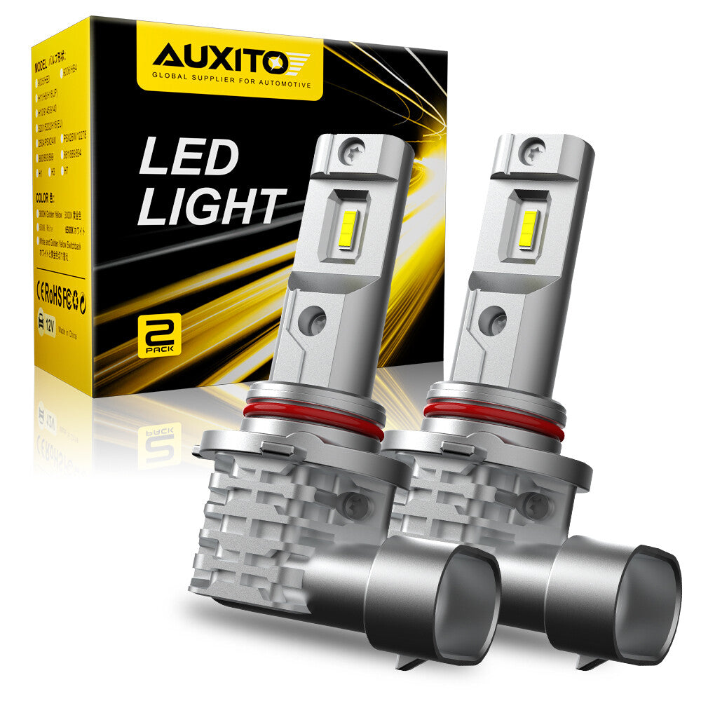 AUXITO 9005 LED - Bright white light for seniors (repeated 5 times)