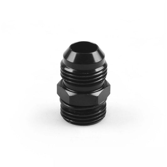 ORB-10 O-ring Boss AN10 10AN to AN10 Male Adapter Fitting Aluminum Black 1pc