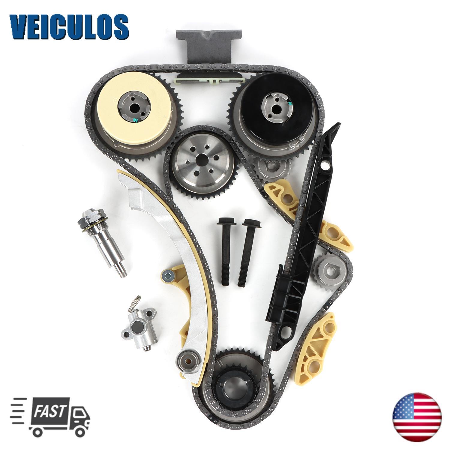 Timing Chain Kit VCT Selenoid Actuator Gear For GM Ecotec 2.2 / 2.4L for Buick for Chevy