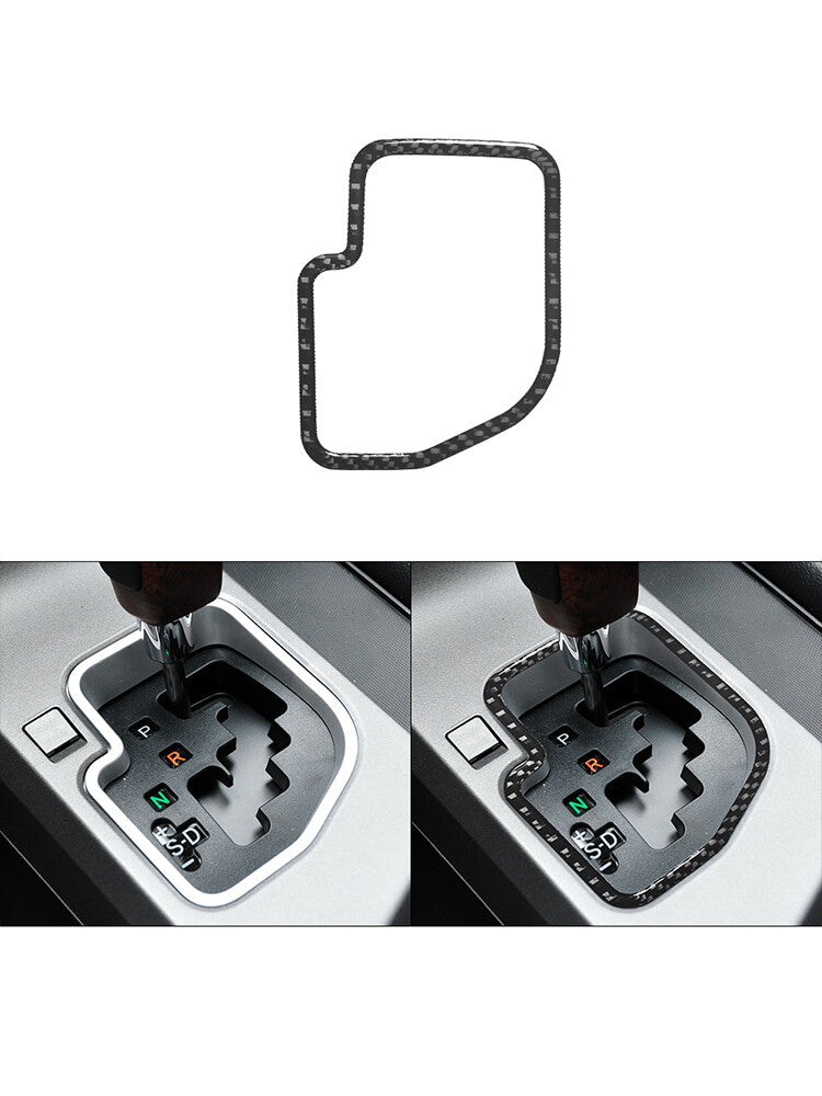 Gearbox Shift Frame Trim Cover Carbon Fibre Interior for Toyota Tundra 2007-2013