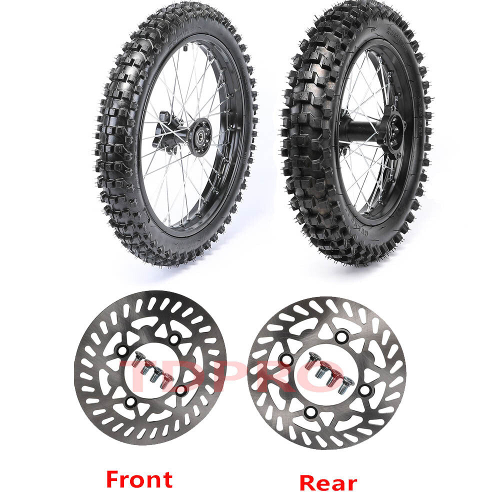 70/100-17 + 90/100-14 tires and rims are suitable for Apollo 110cc, 125cc, and 160cc Pit Dirt bicycles.