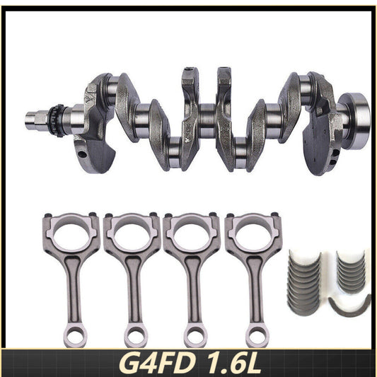 Engine Crankshaft Connecting Rods w/ Bearing Set for Hyundai for Kia Soul G4FD 1.6L