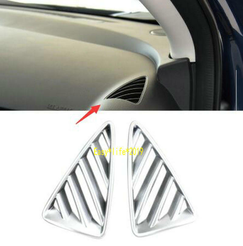 for Mazda CX-3 2016-2018 ABS Matte Inner Dashboard Air Outlet Vent Cover Trim 2X