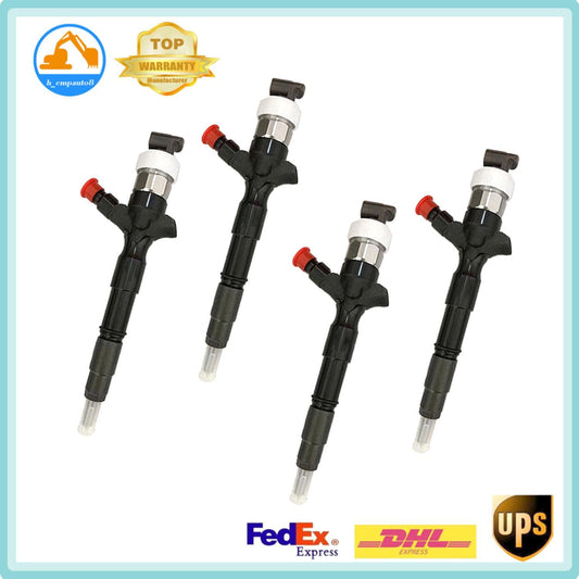 4pcs Fuel Injector W/23670-30050 for Toyota Hiace 1kd 2kd Diesel DHL UPS