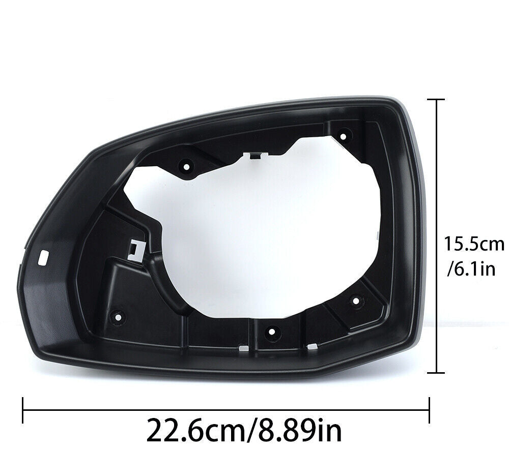 F¨¹r for Audi Q5 2017-2022 Links Au?enspiegel Rahmen Spiegel Kappe Geh?use Schwarz