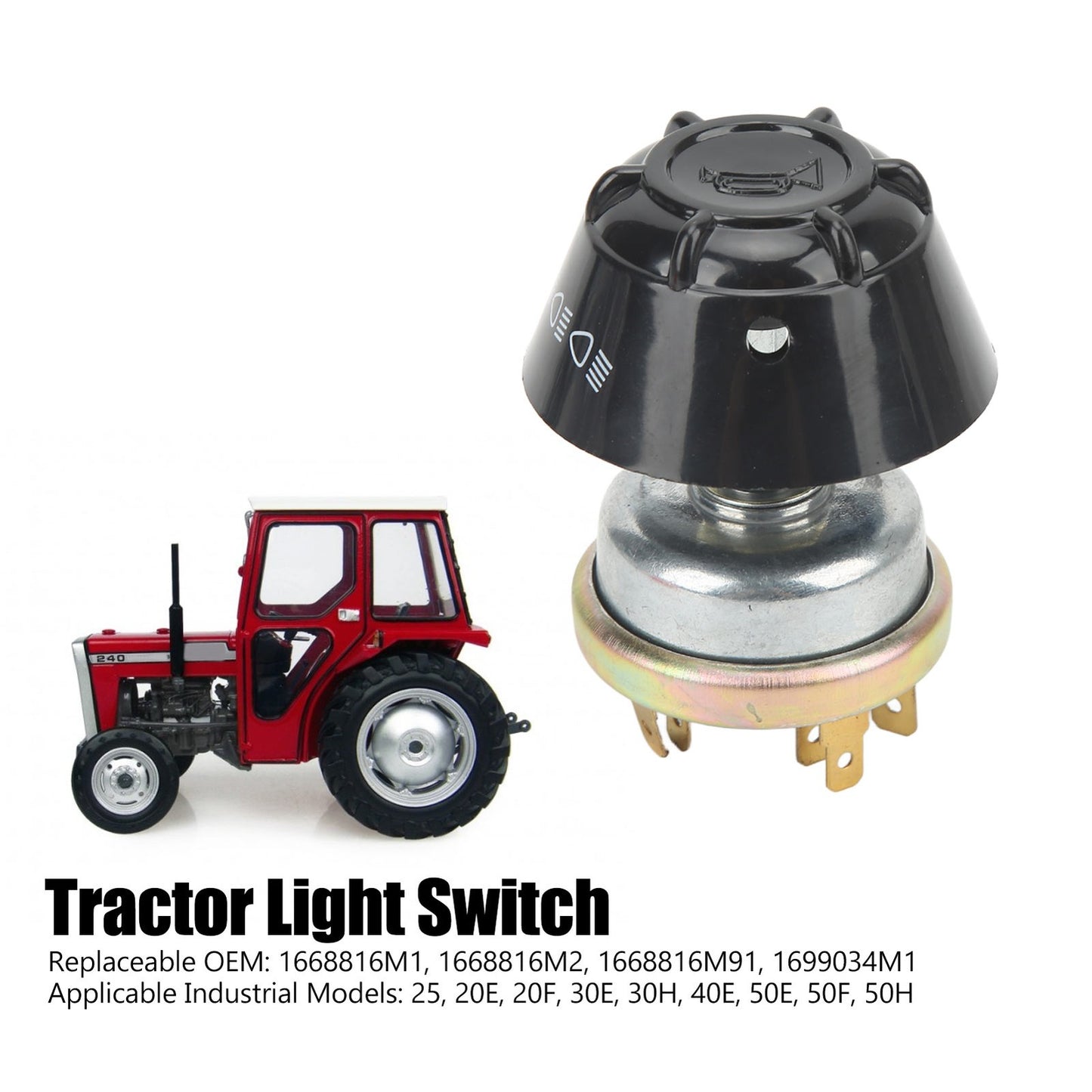 Tractor Light Horn Switch 668816M Replacement For 23 240 26 282 - Le Easy To