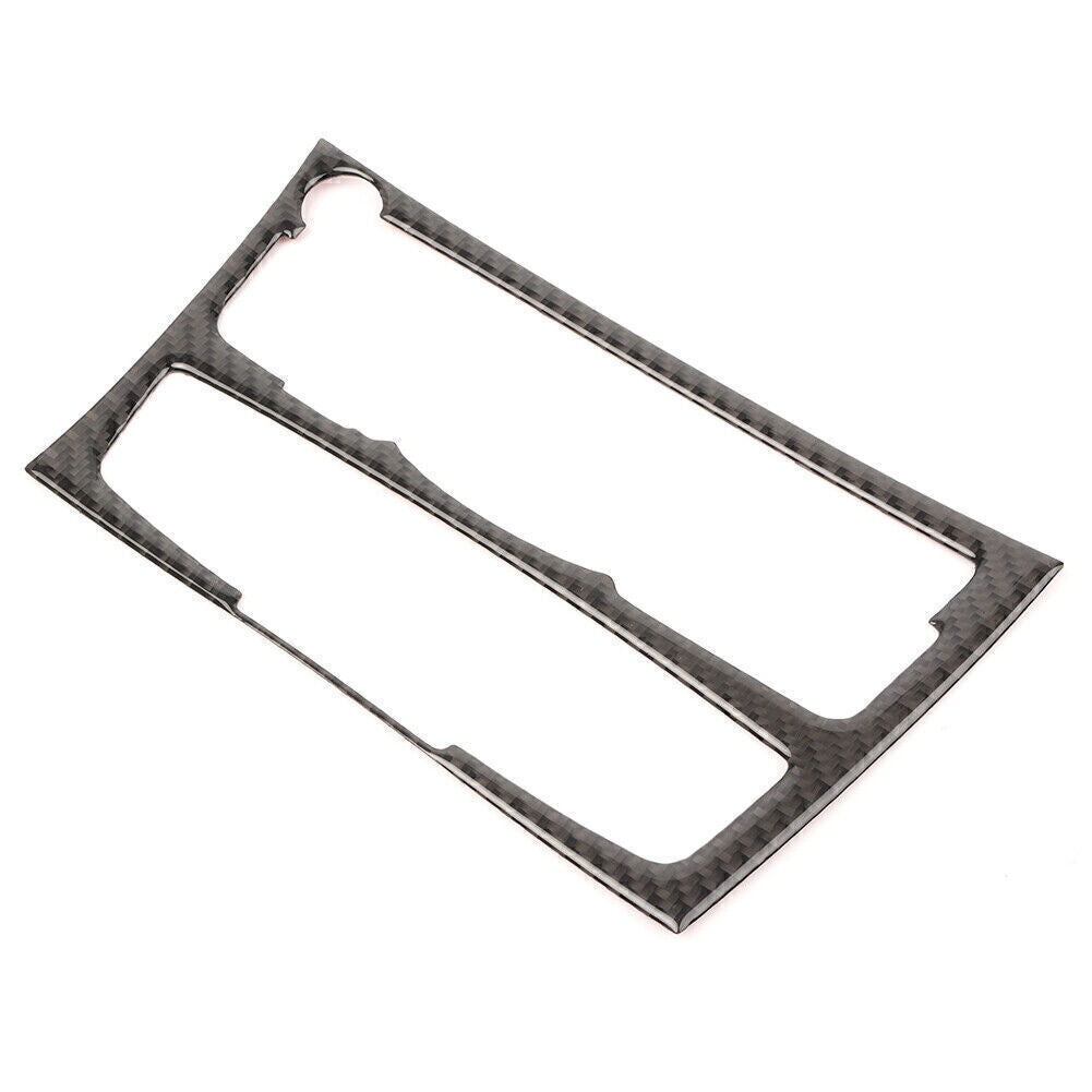 Real Carbon Fiber Interior Dashboard Console CD Panel Cover Trim Fit for Audi A4 B8
