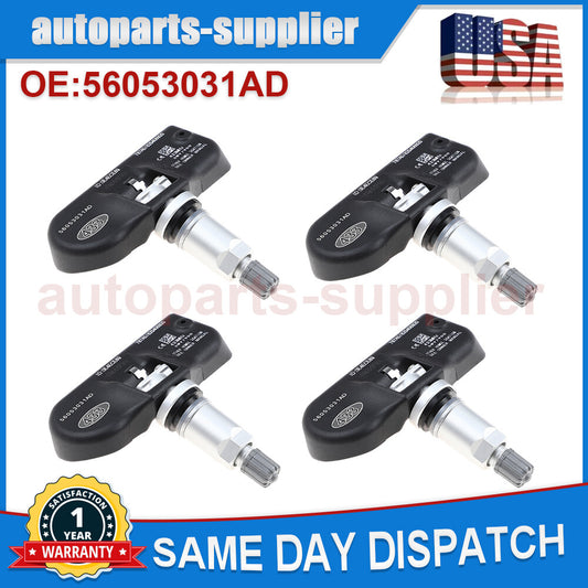 4-piece tire pressure sensor kit TPMS 433MHz 56053031AD for Dodge for Chrysler 200