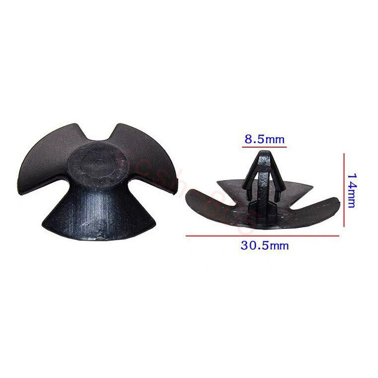 10 Pcs Car Hood Insulation Retainer Clips For Car Universal