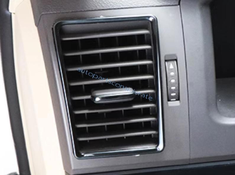 for Toyota for Land Cruiser 2016-2021 Black Middle Console AC LR Air Vent Trim 8PCS