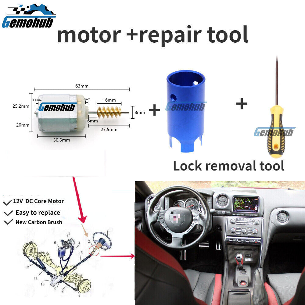 Electronic steering column lock motor Repair for 2012-2017 for VW CC