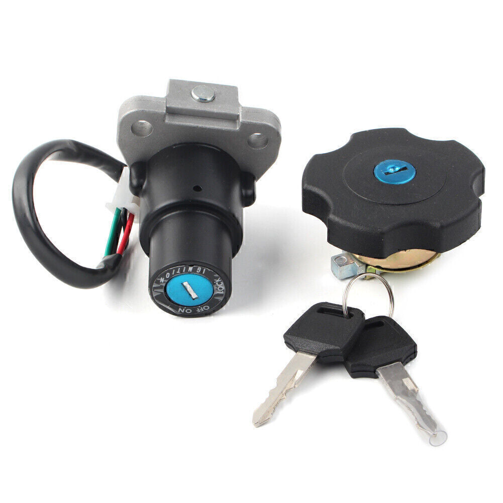 Ignition Switch Fuel Gas Cap Keys Set for Yamaha XT600 TW200 XT225 Serow