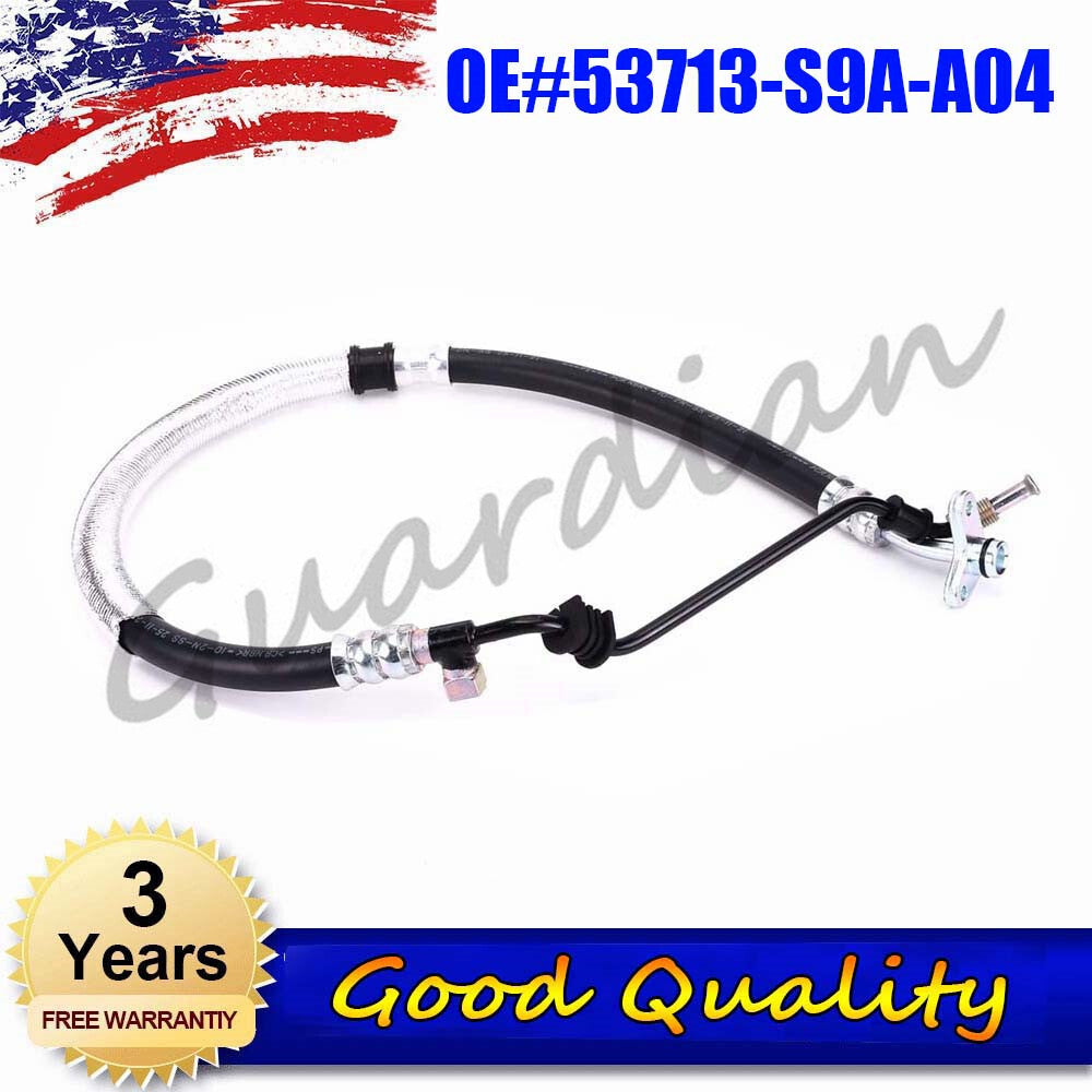 Power steering pressure hose 53713-S9A-A04, suitable for Honda CR-V 2.4L. (02-06 03 04-)