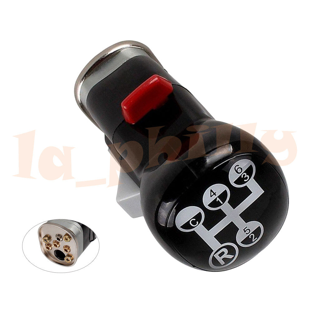 for Volvo FH FM Truck Shift Knob 6 Gear ABS+Metal Black 12MM Internal