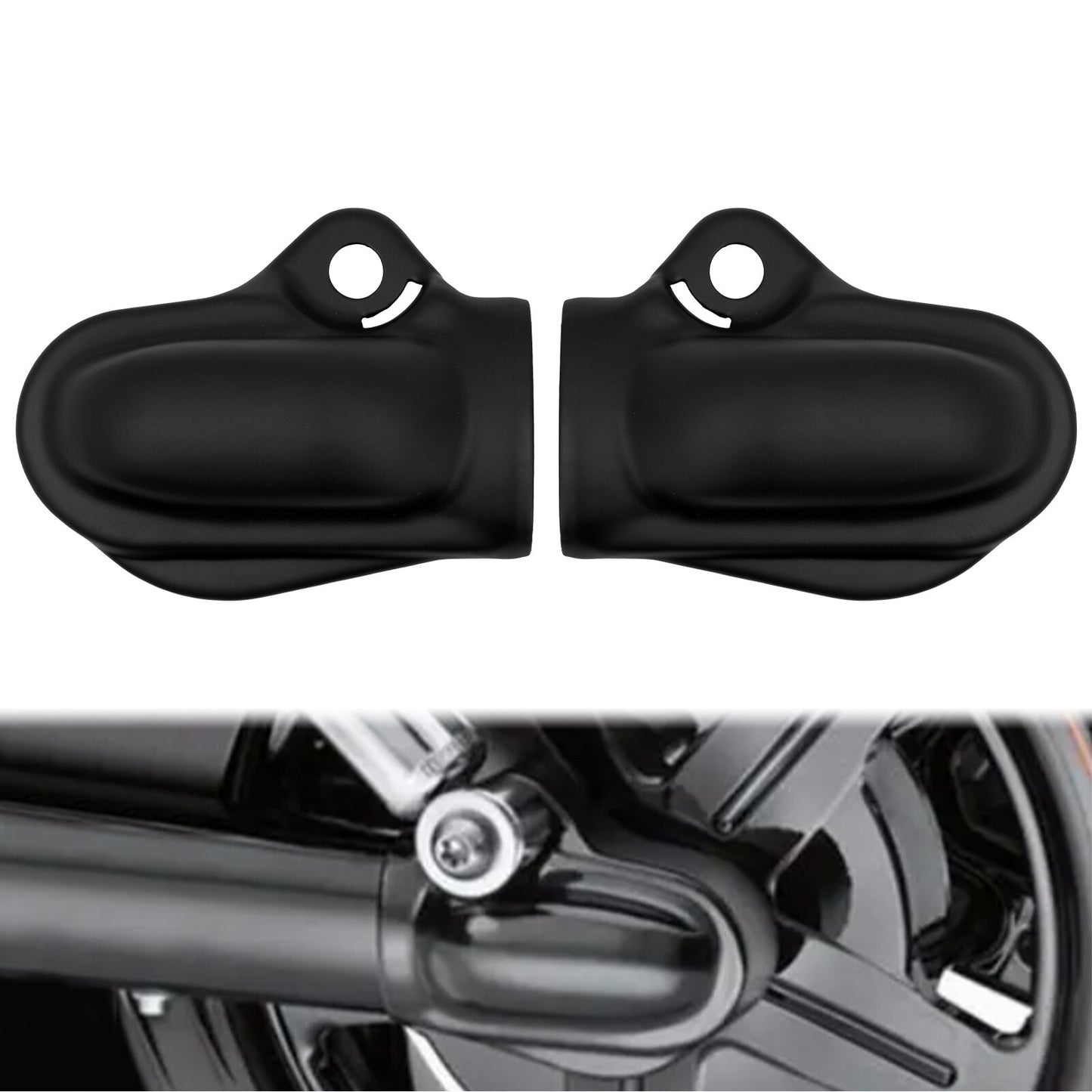 Bar  Shield Rear Axle Cover Fit for Harley VRSC V-Rod VRSCA 2002-2017 Black