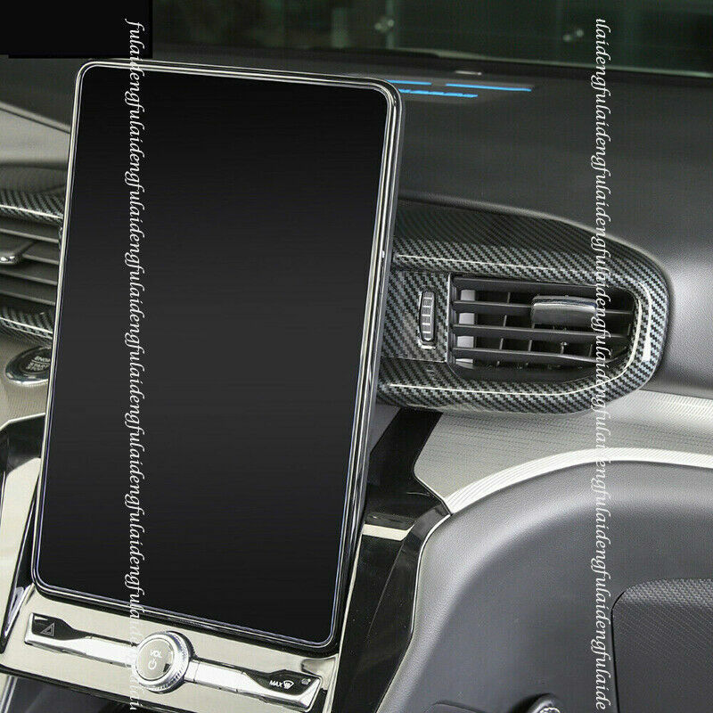 for Ford Explorer 20-2022 Carbon fiber Middle Console Air Outlet Vent Cover Trim