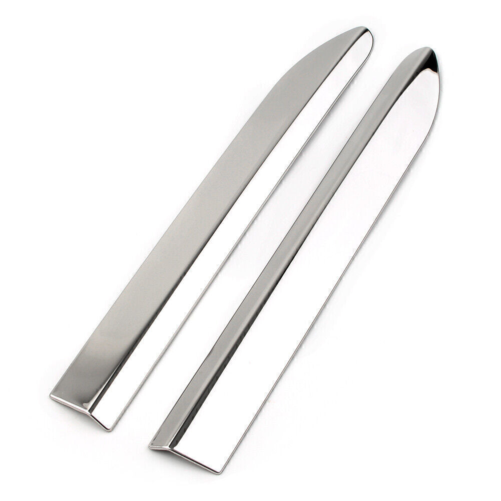 Front Corner Protector Cover Trim for Subaru Forester SK 2019-2021 2PCs Chrome