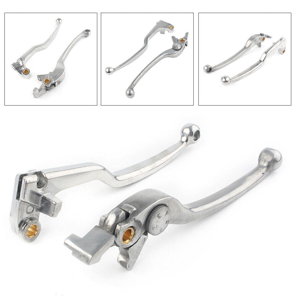 Chrome Brake Clutch Hand Lever Fit 1999-03 for Yamaha YZF R1 yzf R6 2006-10 R6S F1