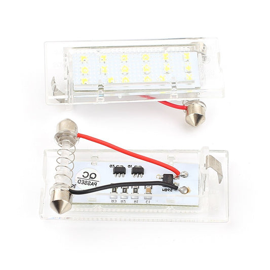 LED License Plate Light Lamp for BMW X3 E83 2004-2009 E53 X5 2001-06 Waterproof