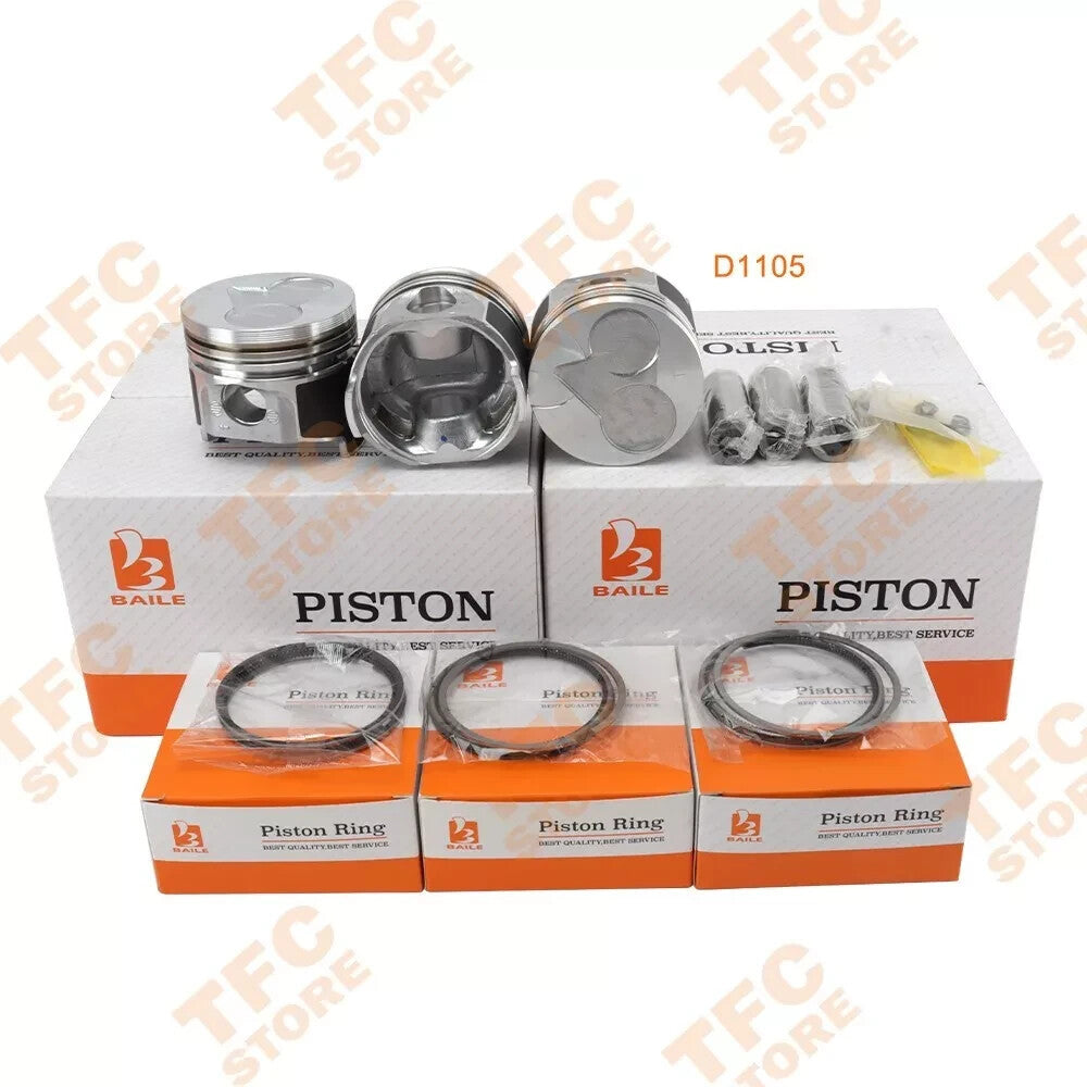 D1105 Piston Ring Set STD For Kubota Engine 16060-21114 78mm??