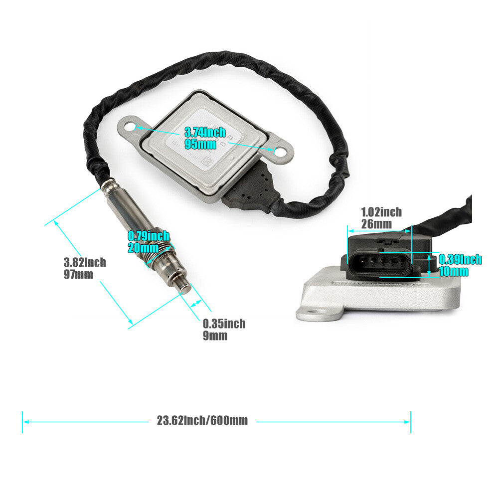 Nitrogen oxide sensor A0009053403 is suitable for 2011-2016 for Mercedes-Benz E350 3.5L and 3.0L models.