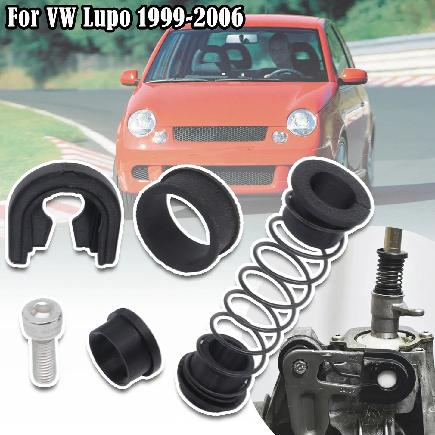 for VW Lupo 1999-2006 Trans Shifter First Gear Getter Selector Lever Bushings