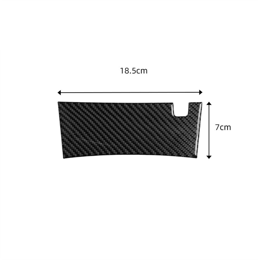 Carbon Fiber Central Control Armrest Lower Panel Trim for Honda Accord 2013-2017