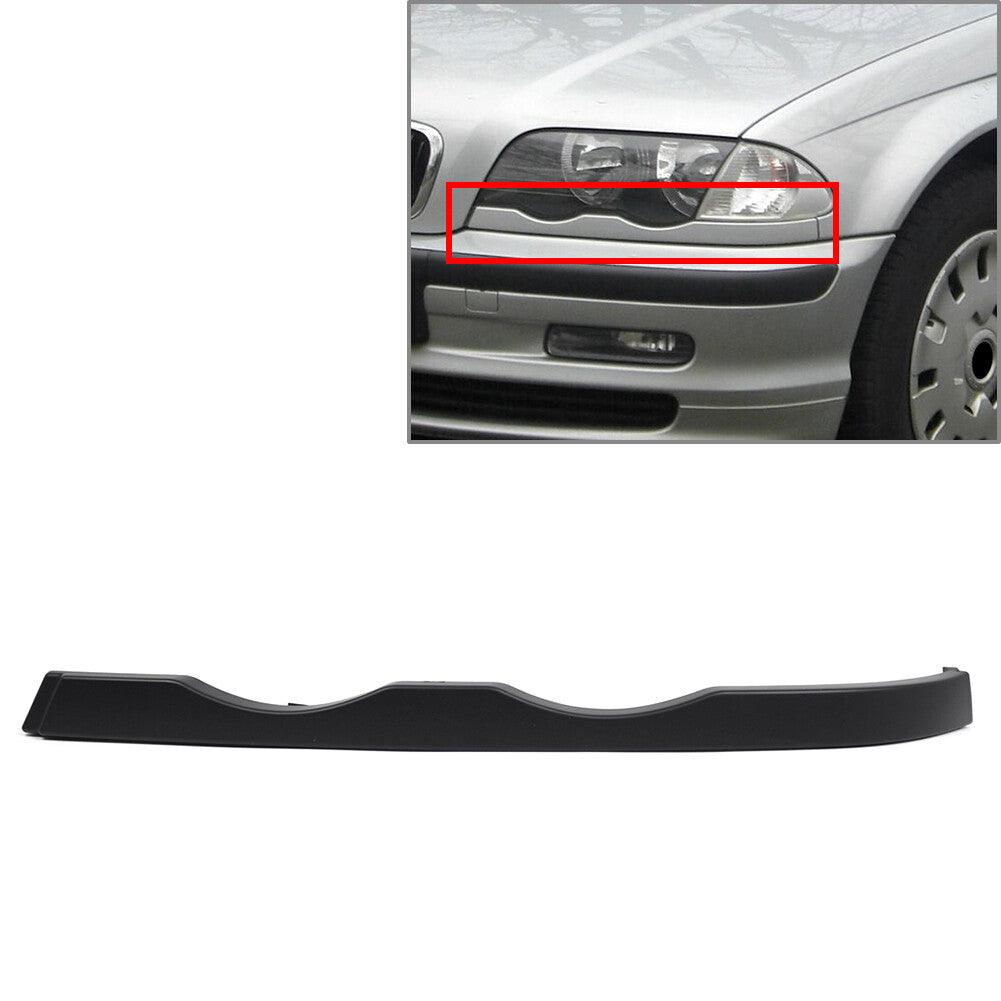 Front Bumper Headlight Lower Molding Trim Fit for BMW 3 Series E46 4Door 1997-2005 L
