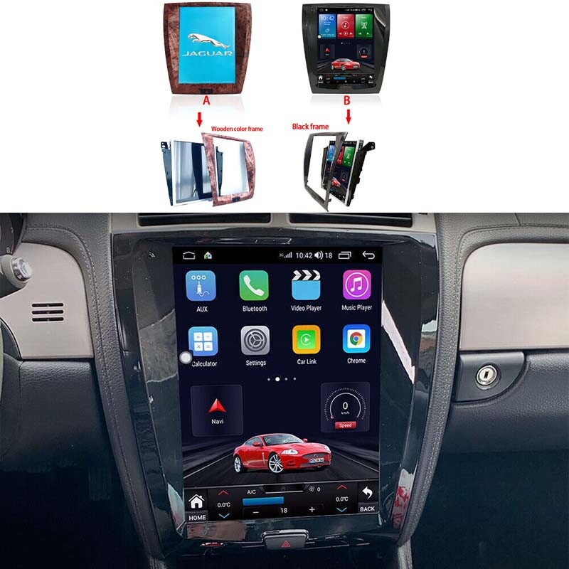 Carpaly Car Android GPS Navigation Wifi 06~13 12.1 for Jaguar XK XKR S XKR-S