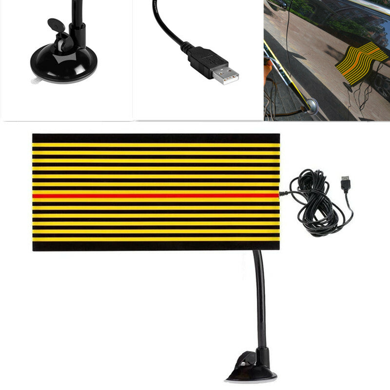 30x15cm Car Body Dent Led Lamp Reflector Light Line Board USB Plug Detect Tool