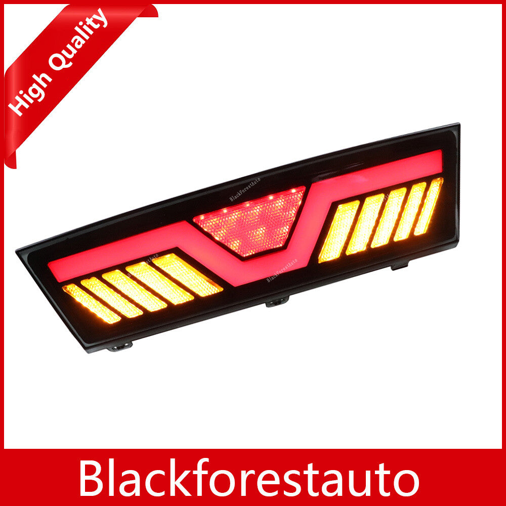 Rear Bumper Spoiler Led Signal Lights Fog Lamps For 2020-2022 for Tesla Model Y
