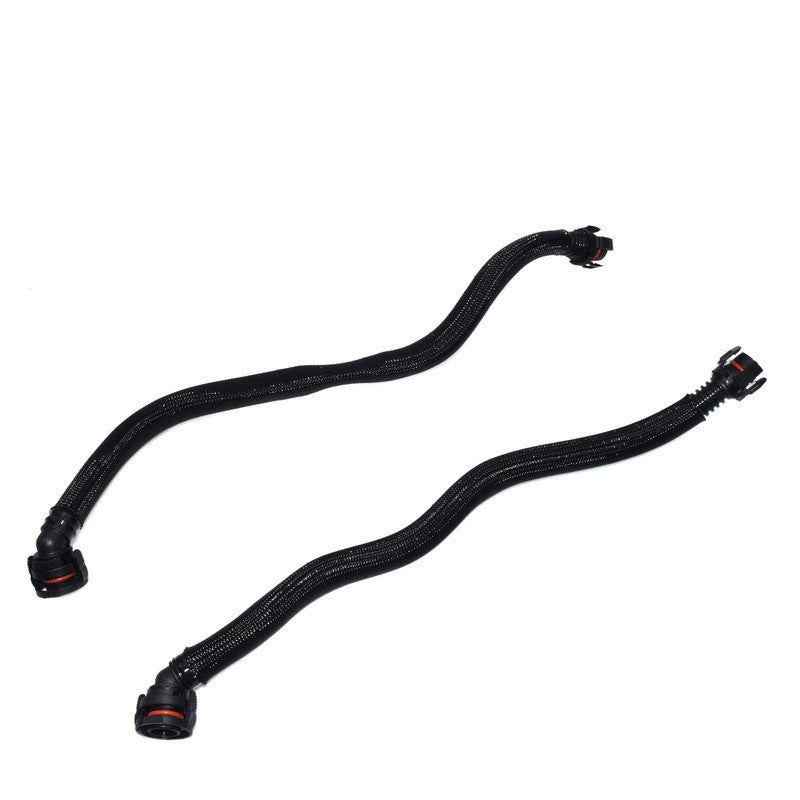 4-piece set of ventilated flexible crankcase ventilation hoses suitable for BMW 550i, 650i, 750Li, X5, X6, B7