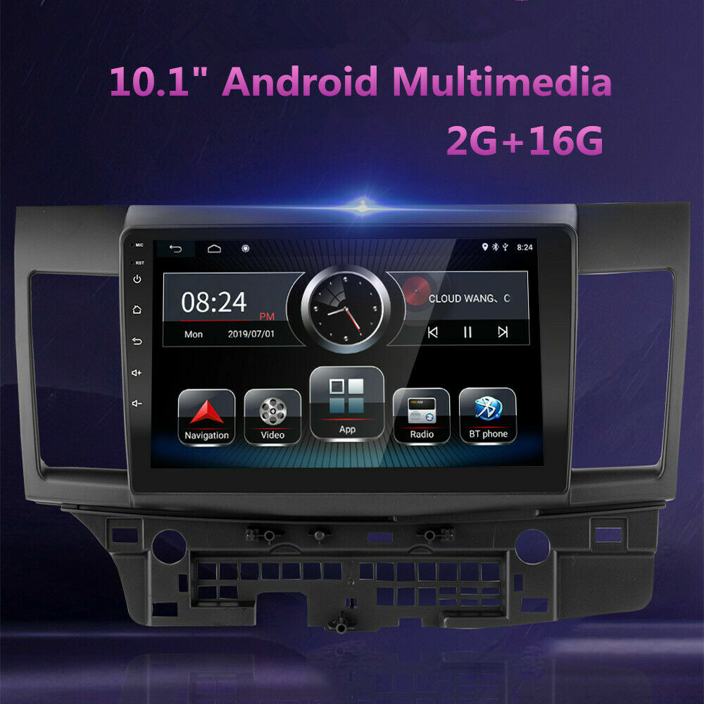 2Din 10.1 Android 2+16GB Bluetooth Wifi Radio GPS Player for Mitsubishi Lancer