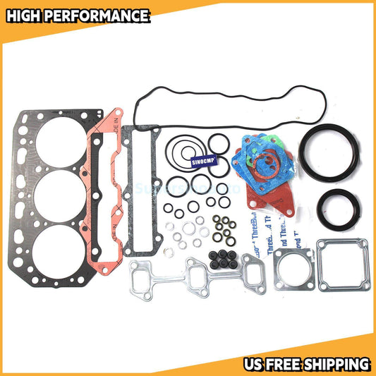 3TNV88 ?Engine Gasket Kit w/ Head Gasket For Yanmar VIO40 B37-2B TB135 Excavator
