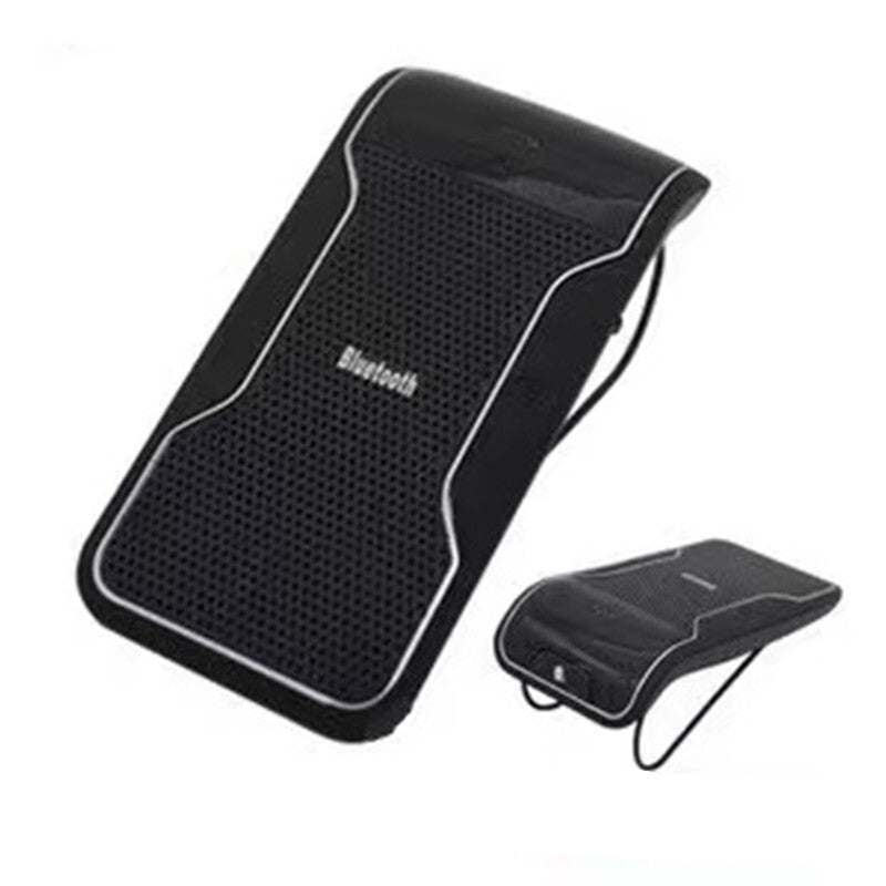 Wireless Bluetooth Handsfree Car Speaker Phone Sun Visor Clip Speakerphone Kit