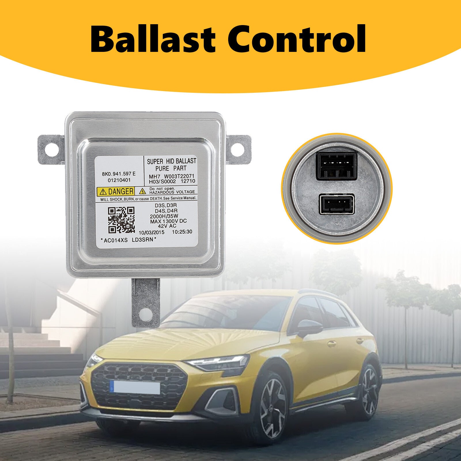 Xenon Ballast HID Control Unit Computer Module ECU 8K0941597E for Audi for VW